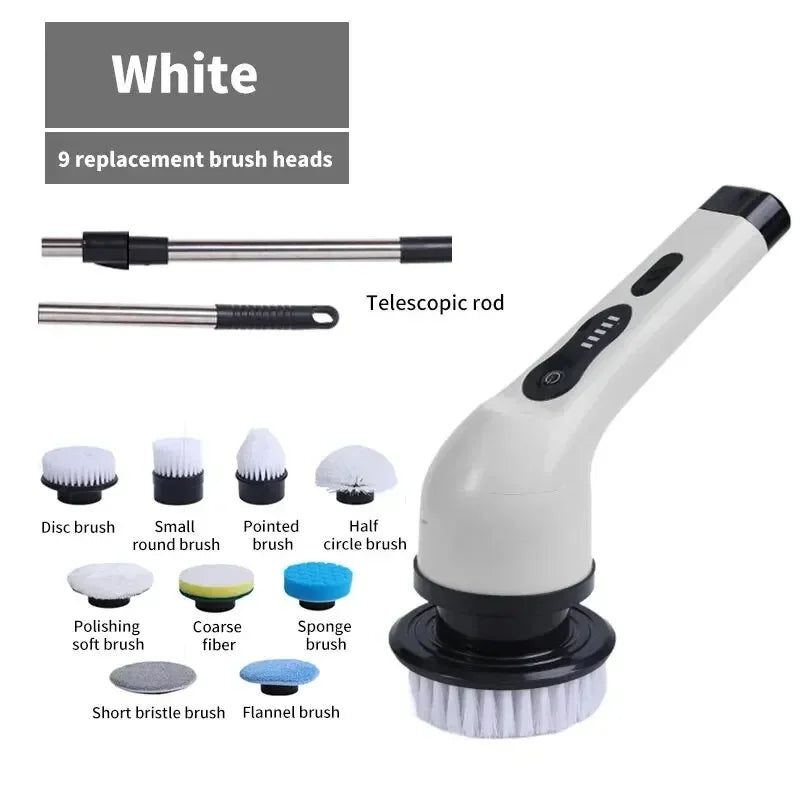 Multi functional electric cleaning brush