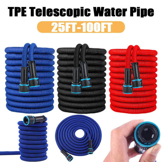 Expanding water hose