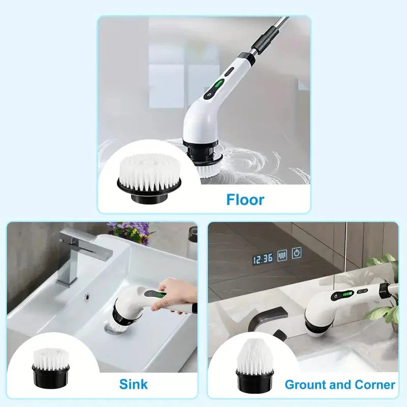 Multi functional electric cleaning brush