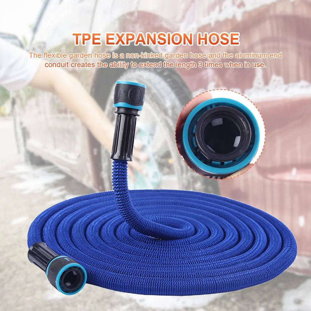 Expanding water hose